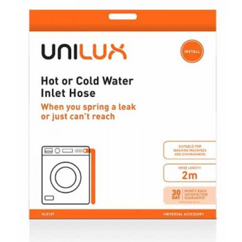 ULX107 Unilux Hot or Cold Water Inlet Hose Washer/Dryer Accessory