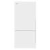WBE5300WC-L Westinghouse 496 L Left Hinge White Bottom Mount Fridge