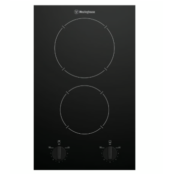 WHC322BE Westinghouse 30cm 2 Zone Ceramic Cooktop