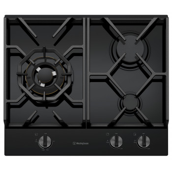 WHG639BD Westinghouse 60cm 3 Burner Gas Cooktop 
