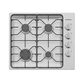 WHG640SC Westinghouse 60cm 4 Burner Stainless Steel Gas Cooktop