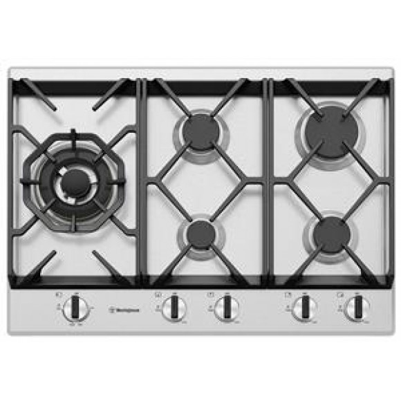WHG758SC Westinghouse 75cm 5 Burner Gas Cooktop