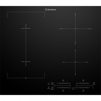 WHI645BE Westinghouse 60cm 4 Zone Induction Cooktop 