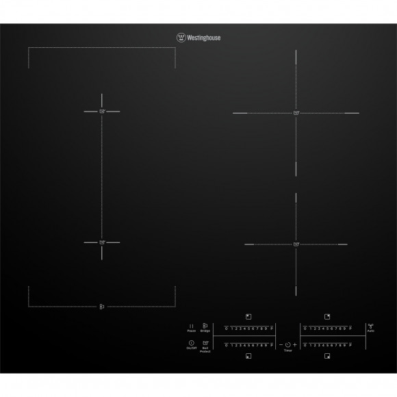 WHI645BE Westinghouse 60cm 4 Zone Induction Cooktop 