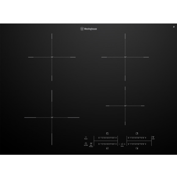 WHI743BD Westinghouse 70cm  4 Zone Induction Cooktop