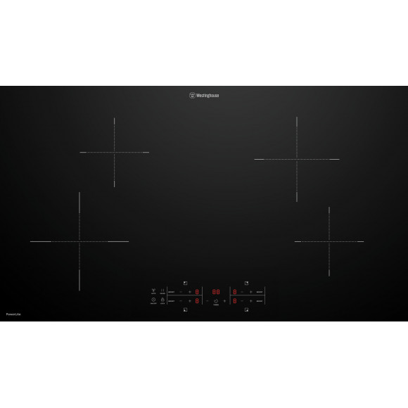 WHI942BE Westinghouse 90 cm PowerLite Induction Cooktop 