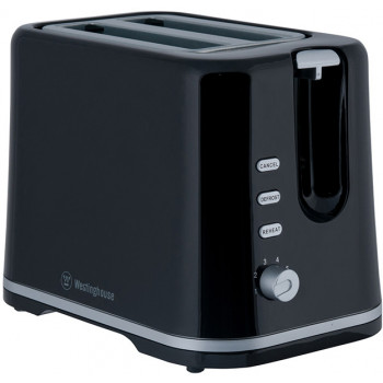 WHTS2S03K Westinghouse 2 Slice Toaster Plastic Black 