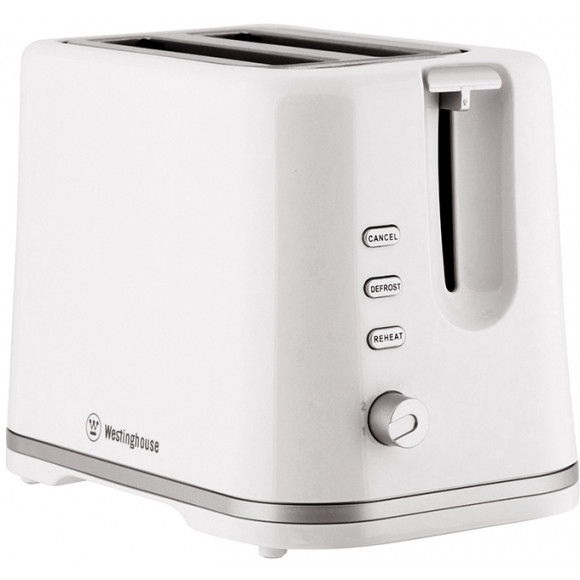 WHTS2S03W Westinghouse 2 Slice Toaster Plastic - White