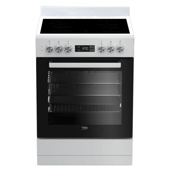 BFC60VMW1 Beko 60 cm Vitroceramic Upright Cooker Oven