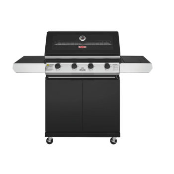 BMG1241BB Beef Eater 1200 4-Burner BBQ + Side Burner - Black