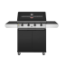 BMG1241BB Beef Eater 1200 4-Burner BBQ + Side Burner - Black