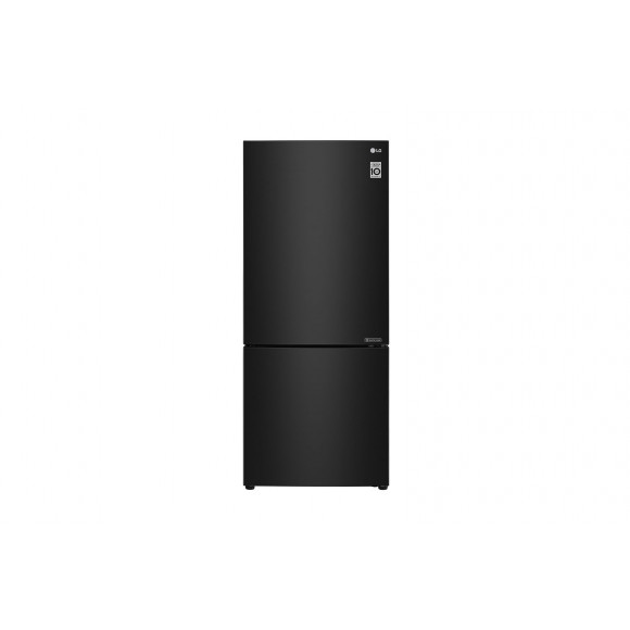 GB-455BTL LG  420 L Bottom Mount Fridge with Door Cooling in Black Steel Finish Fridge