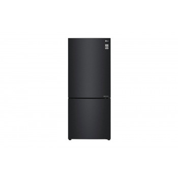 GB-455MBL LG  420  Bottom Mount Fridge with Door Cooling in Matte Black Finish Fridge