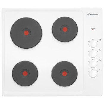 WHS642WC Westinghouse 60cm Electric Solid Cooktop